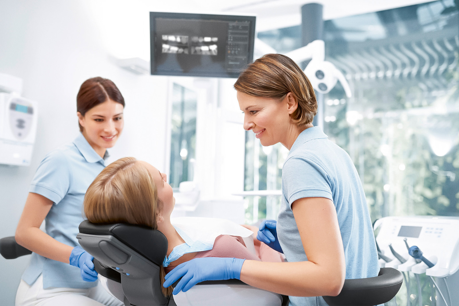 Radiografia intraoral integrada ao software Sidexis 4