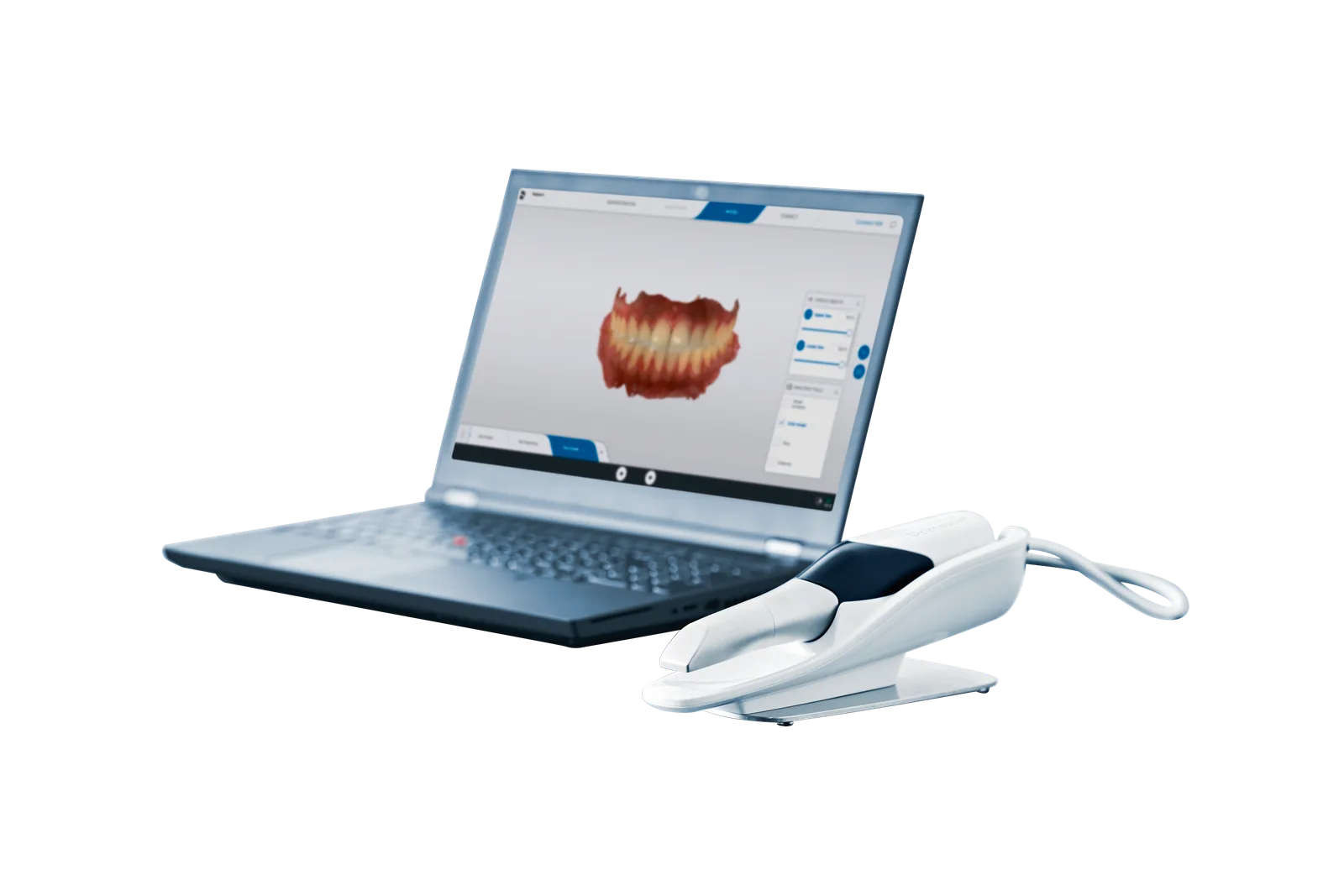 CEREC Primescan Connect — notebook e scanner intraoral